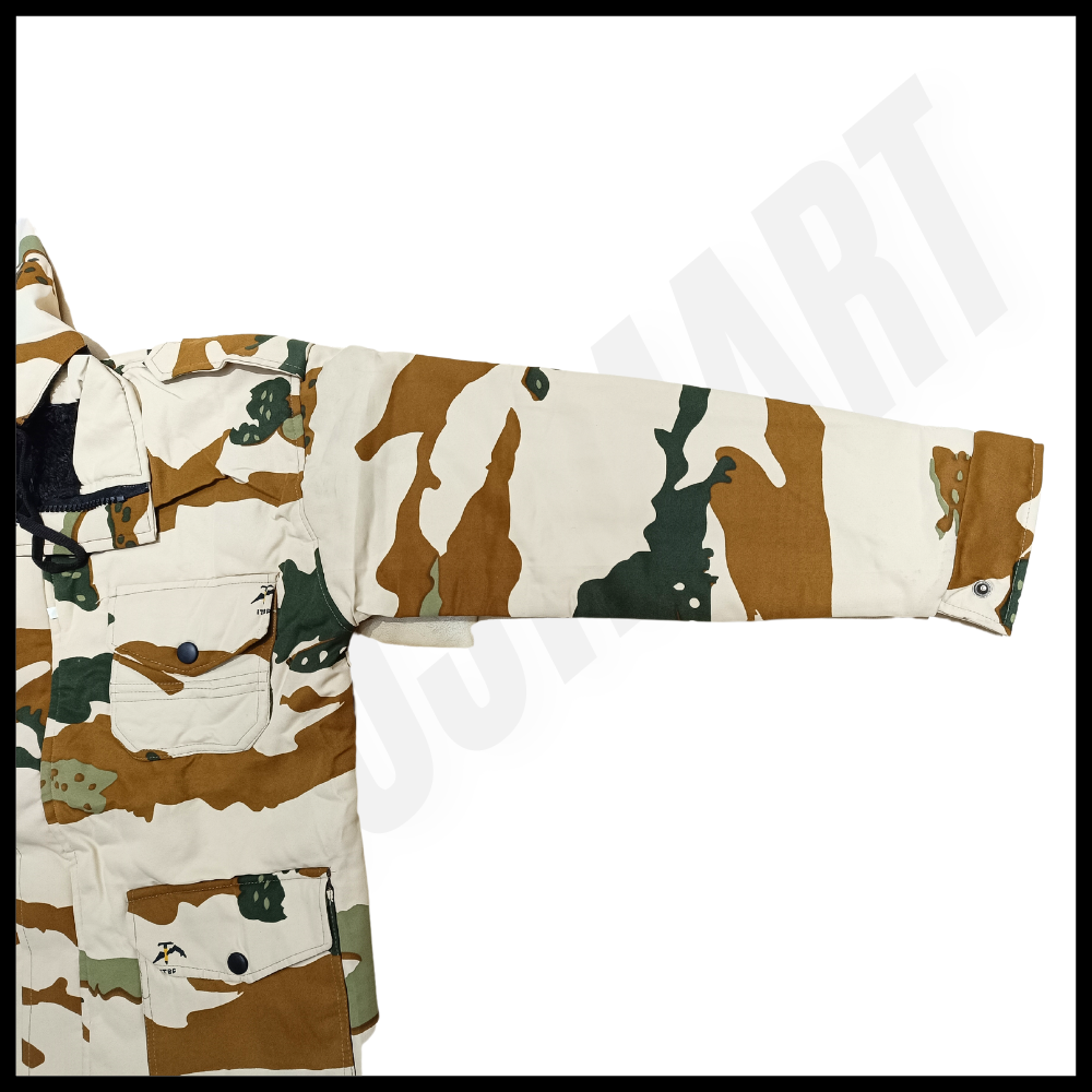 ITBP Winter Tactical Jacket by FaujiMart – Rugged, Warm, and Tactical Ready