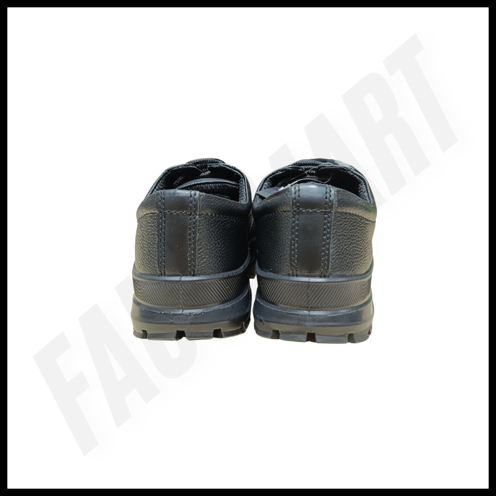 Lancer Black Formal Shoe by FaujiMart – Sleek, Comfortable, and Durable