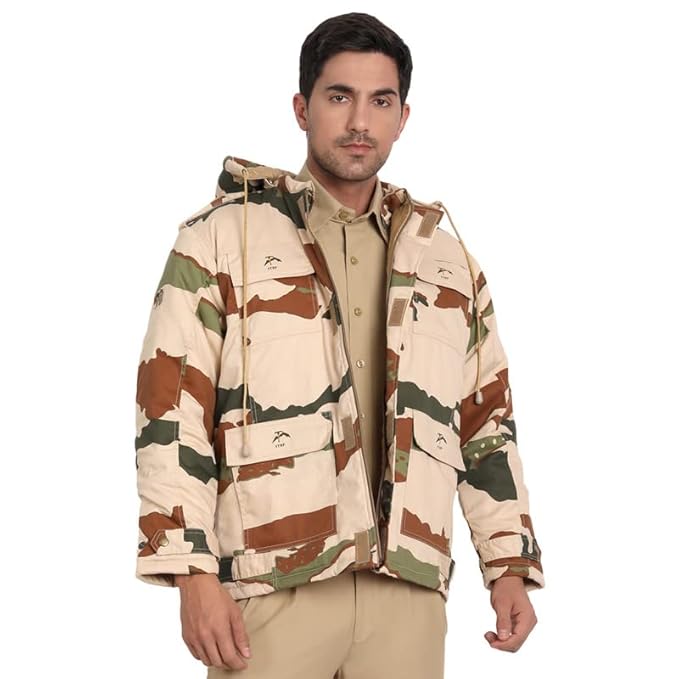 ITBP Winter Tactical Jacket by FaujiMart – Rugged, Warm, and Tactical Ready
