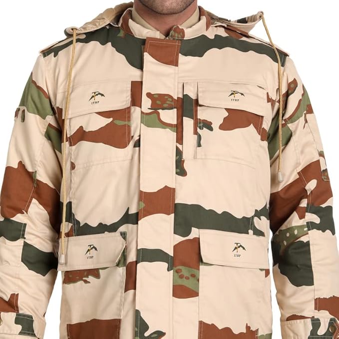 ITBP Winter Tactical Jacket by FaujiMart – Rugged, Warm, and Tactical Ready