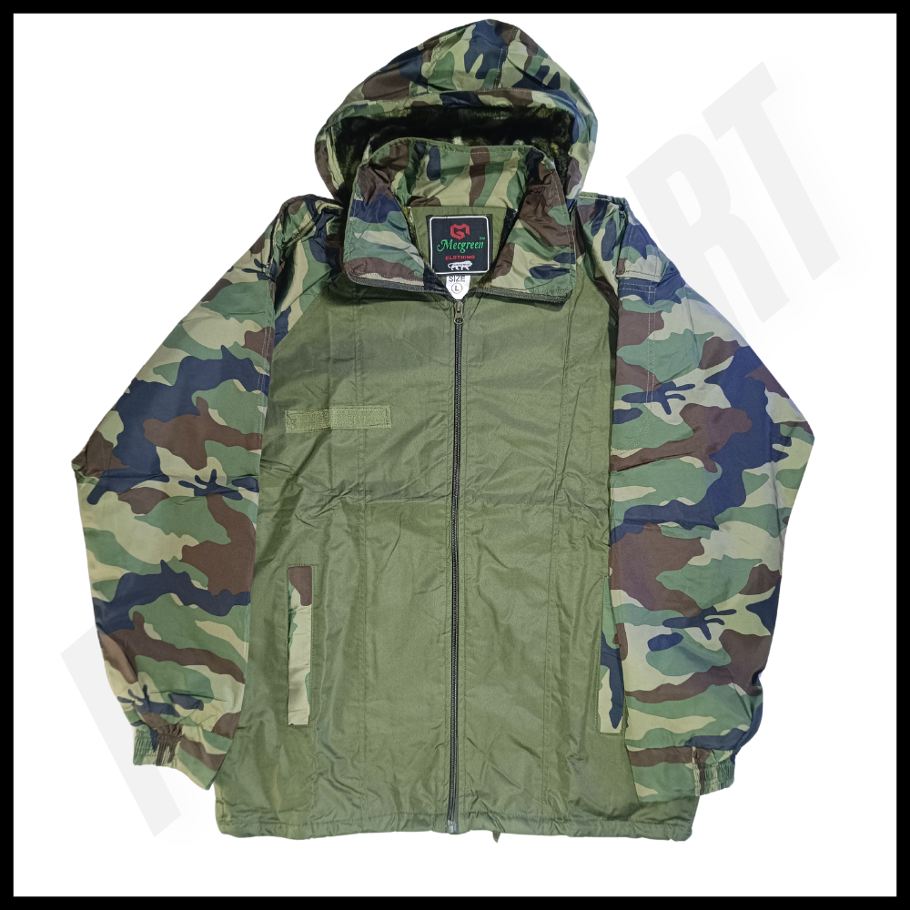 Indian Army Winter Jacket by FaujiMart – Durable, Warm, and Stylish