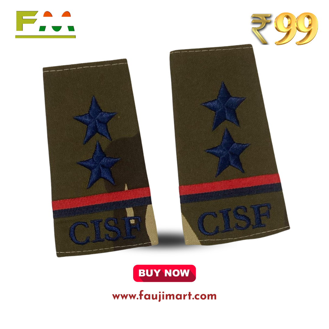 CISF Camoflouge Shoulder Flap Sub Inspector