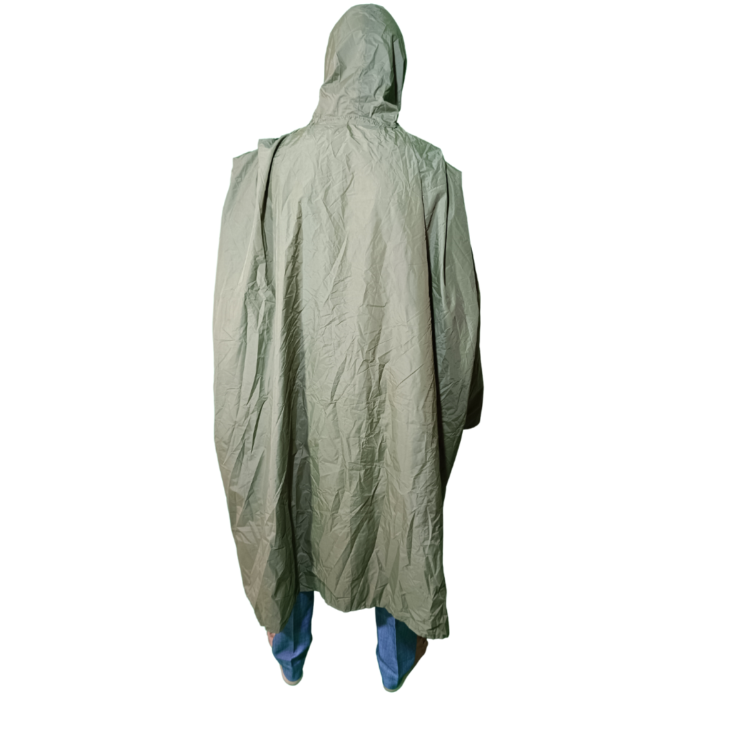 McGreen Poncho by FaujiMart – Waterproof and Durable for Outdoor Use