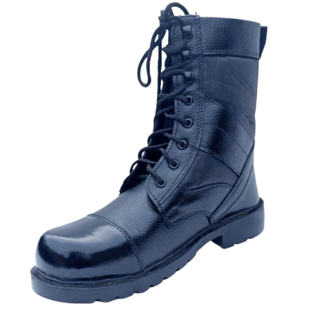 Para commando Men's Genuine Leather Combat Light Weight Military NCC Long DMS High Ankle Army Boot Shoes