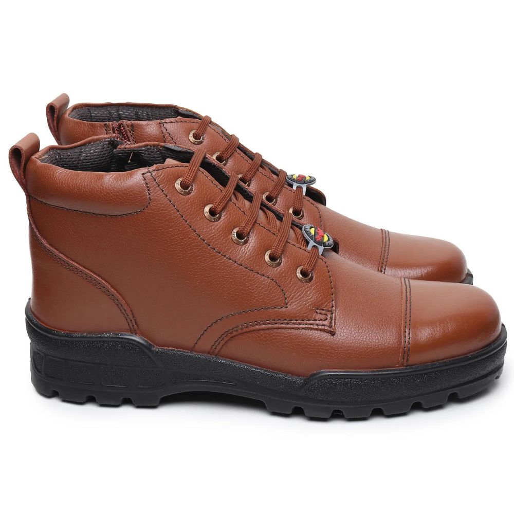 Police hotsell boots brown