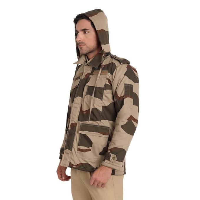 CISF Winter Jacket Both-Side Wear by FaujiMart – Reversible, Warm, and Durable