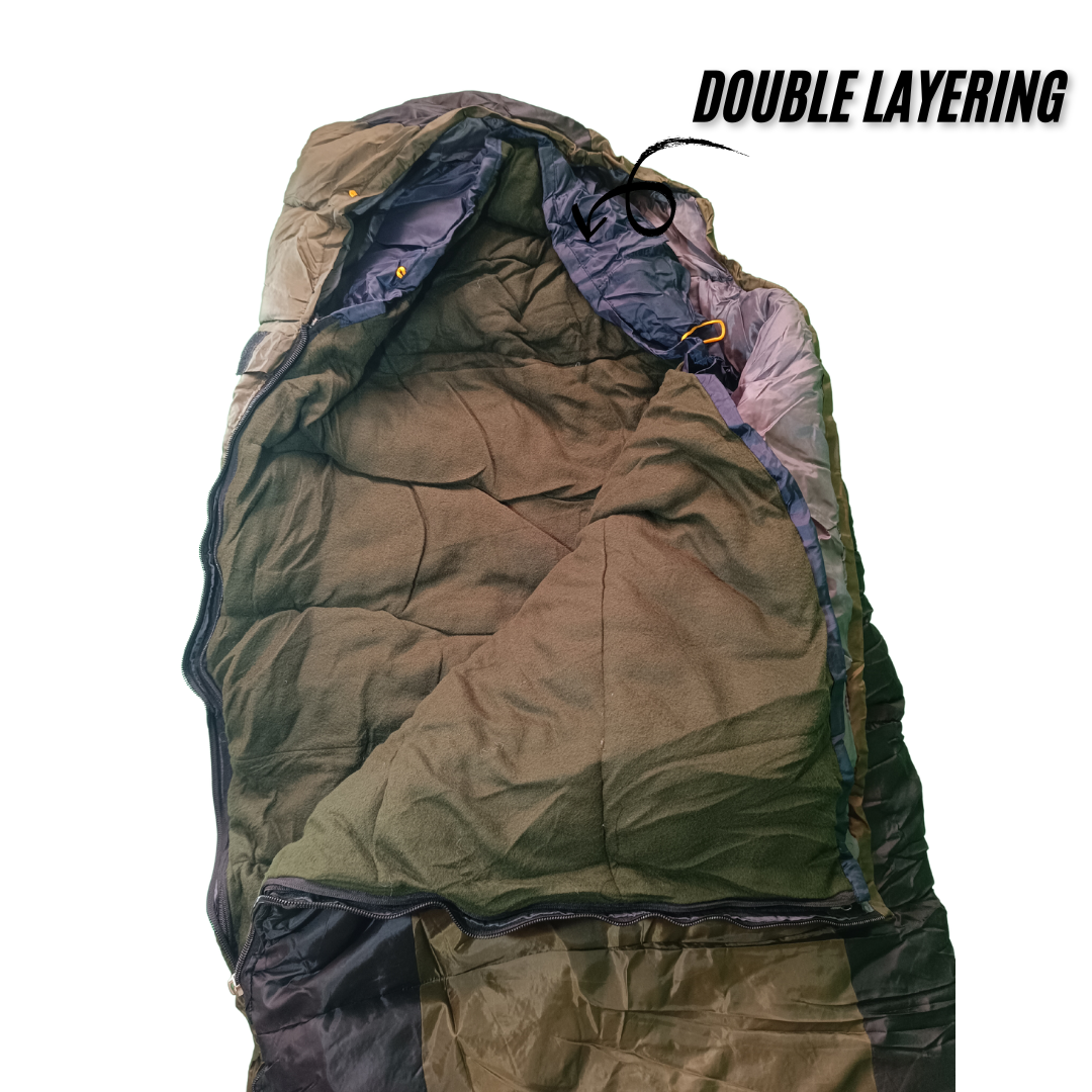 FaujiMart Large Sleeping Bag – Ideal for Camping, Hiking, and Trekking