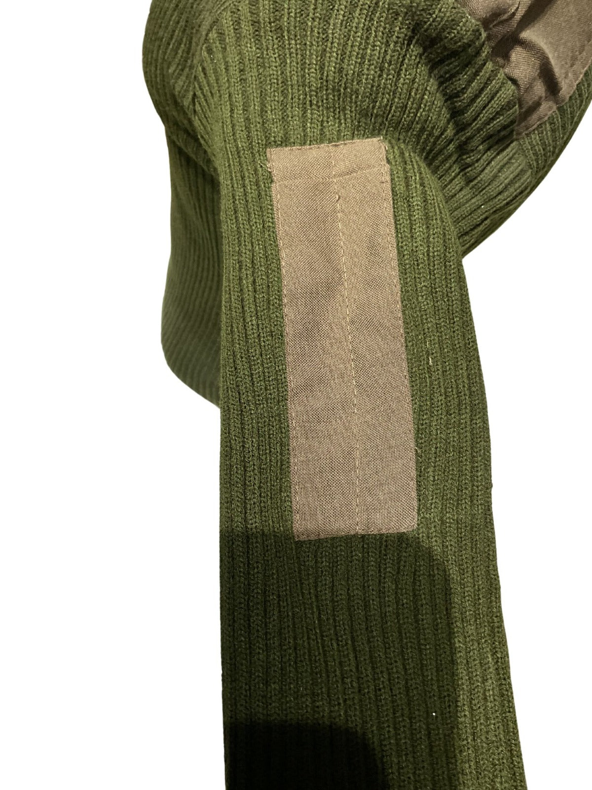 Olive Green Woolen Army Sweater – Thick Wool, Breathable, and Perfect for Cold Weather