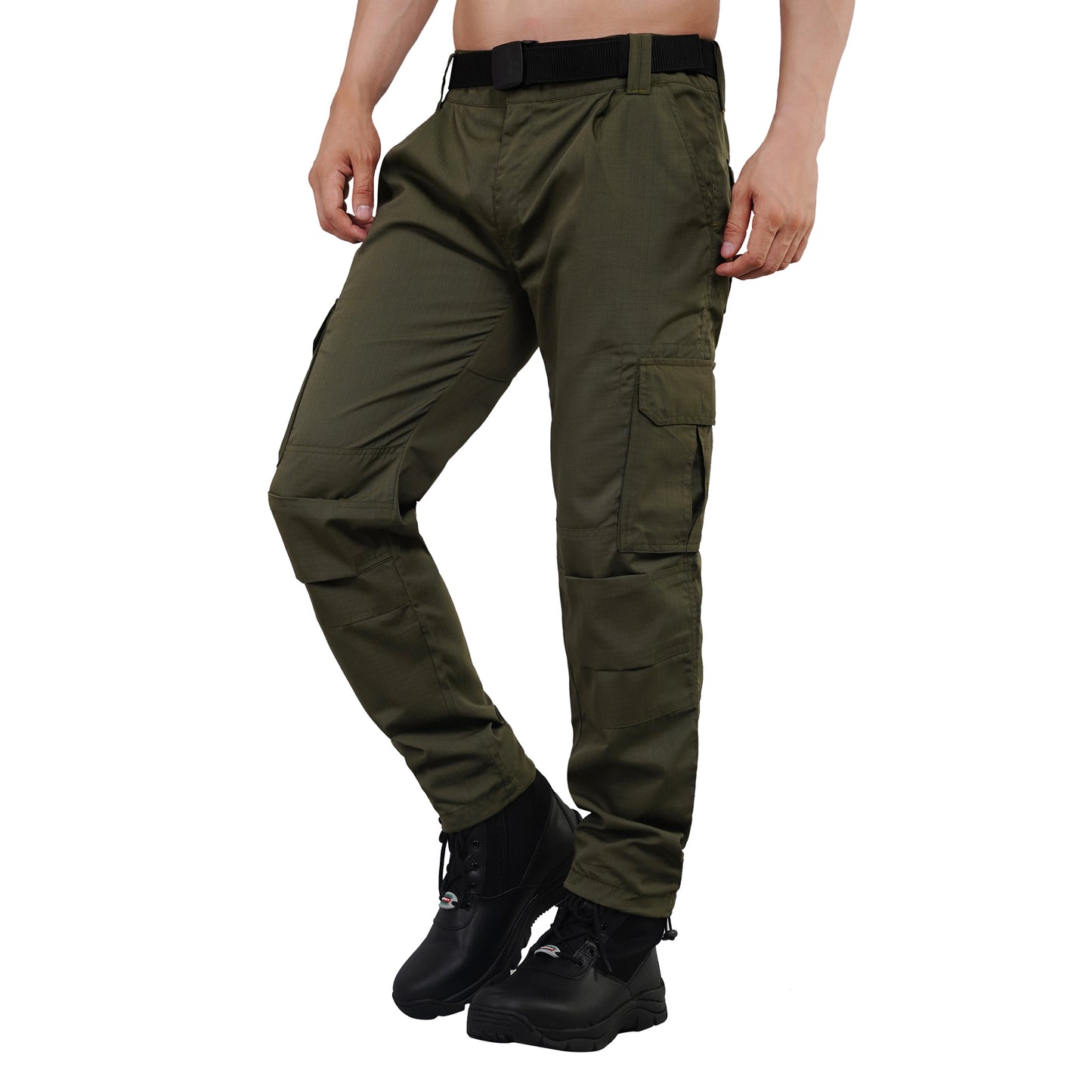 Camo Craze Tactical Cargo Pants - Olive Green