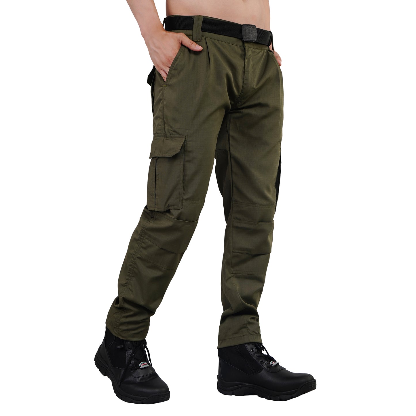 Camo Craze Tactical Cargo Pants - Olive Green