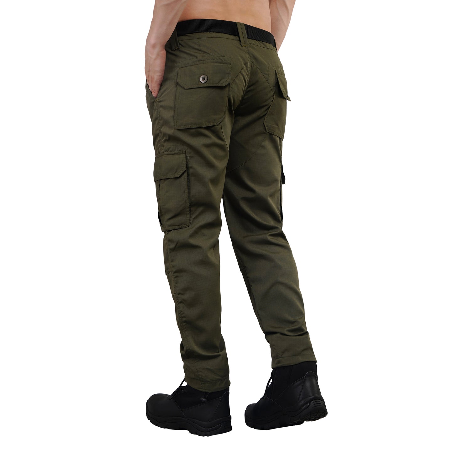 Camo Craze Tactical Cargo Pants - Olive Green