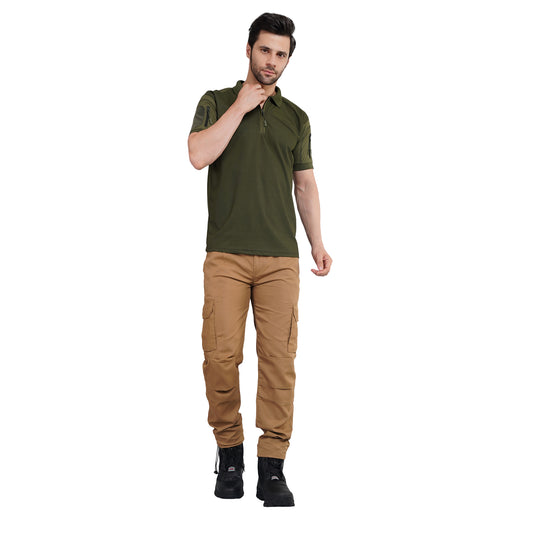 Camo Craze Tactical Cargo Pants - Brown