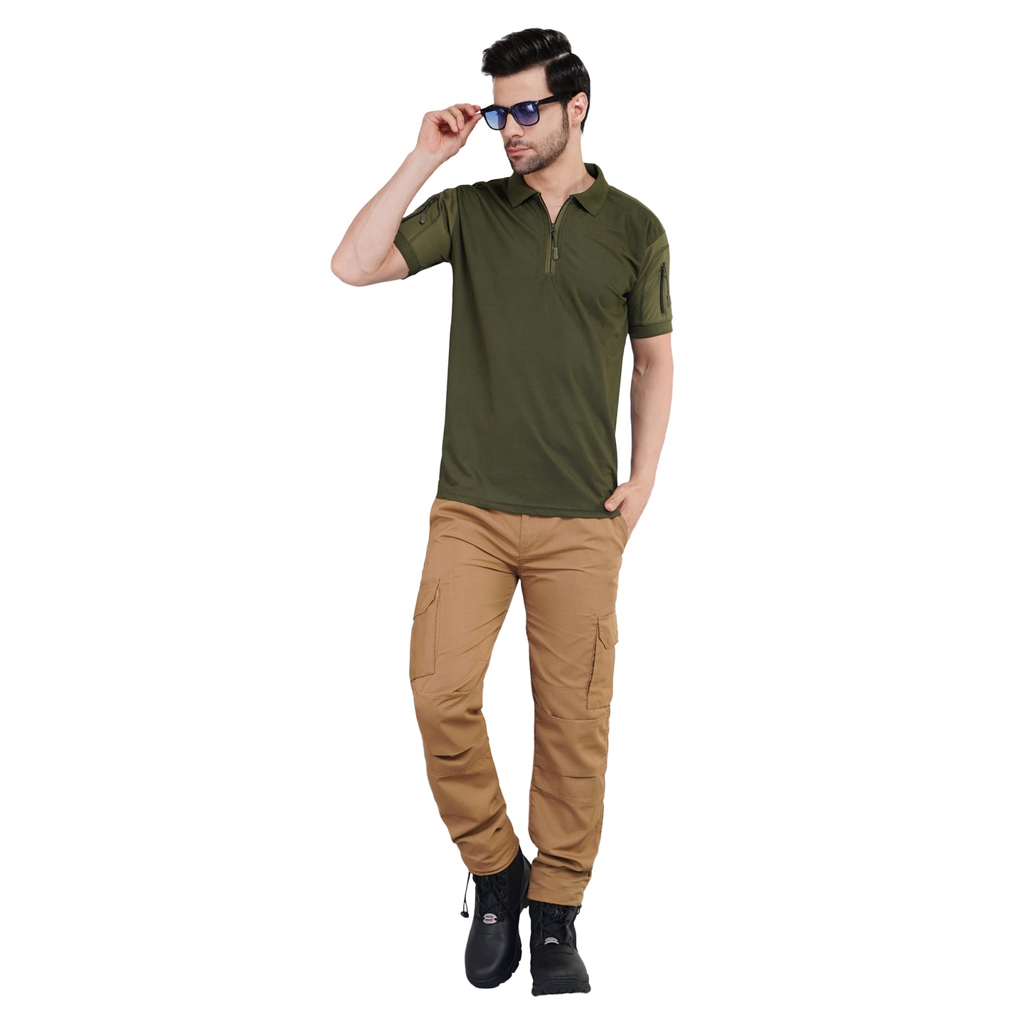 Camo Craze Tactical Cargo Pants - Brown