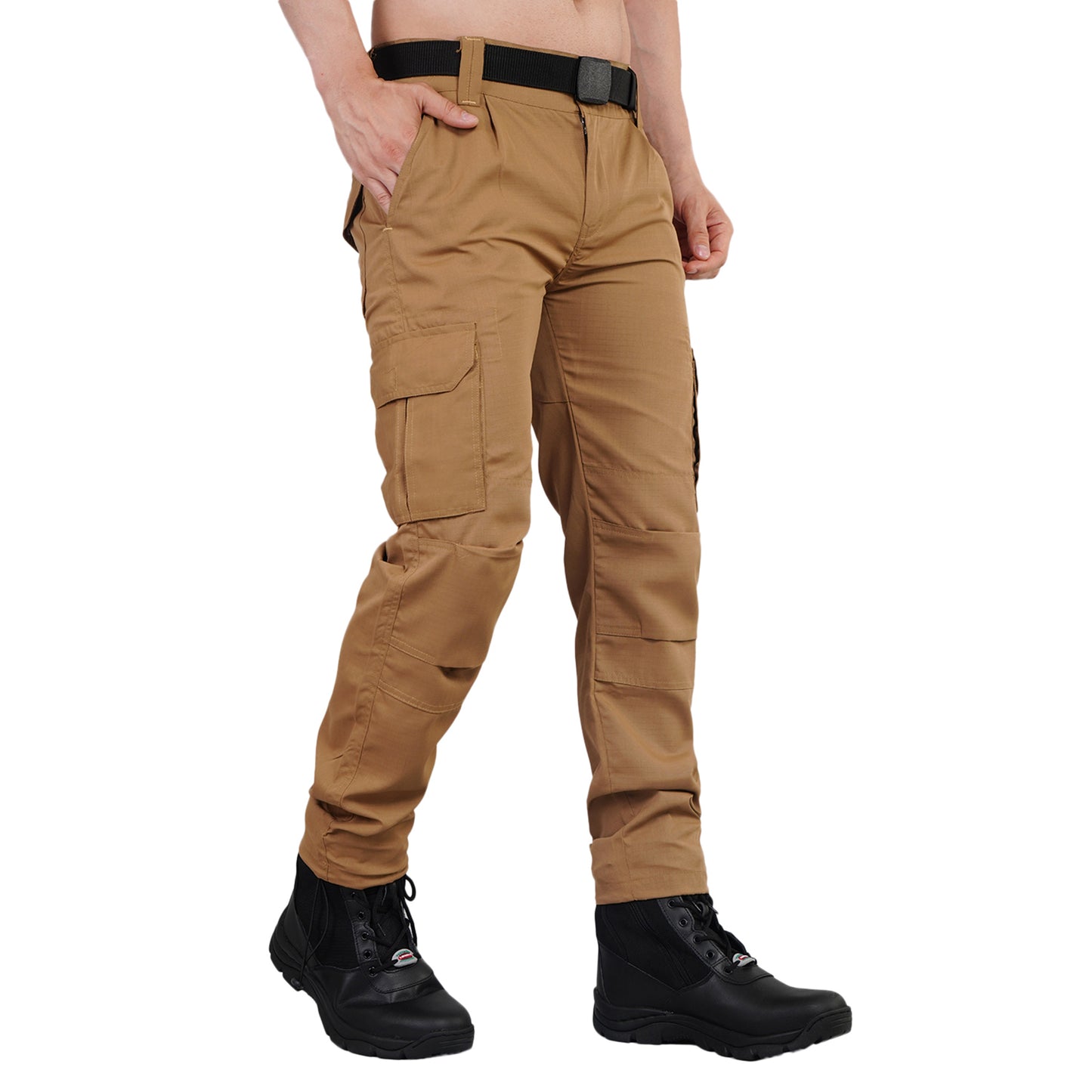 Camo Craze Tactical Cargo Pants - Brown