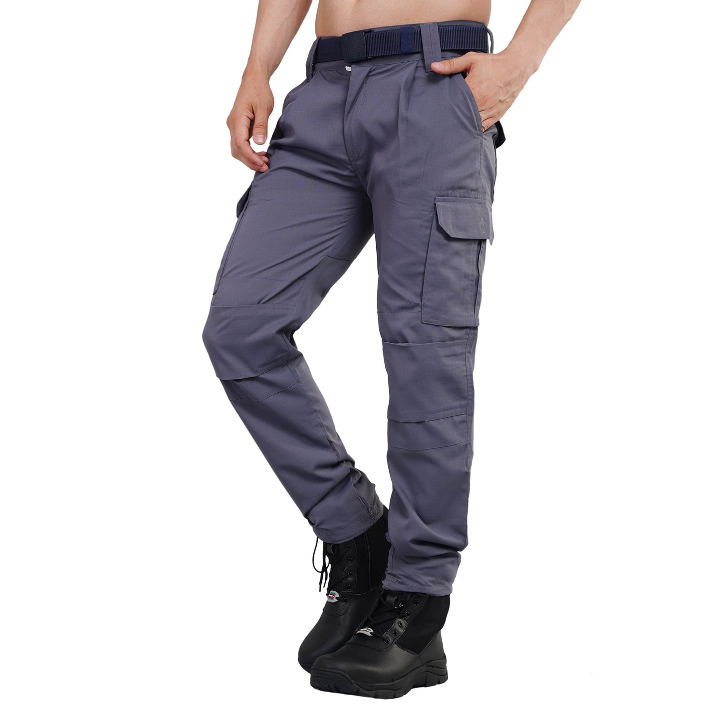 Camo Craze Tactical Cargo Pants - Pigeon Blue