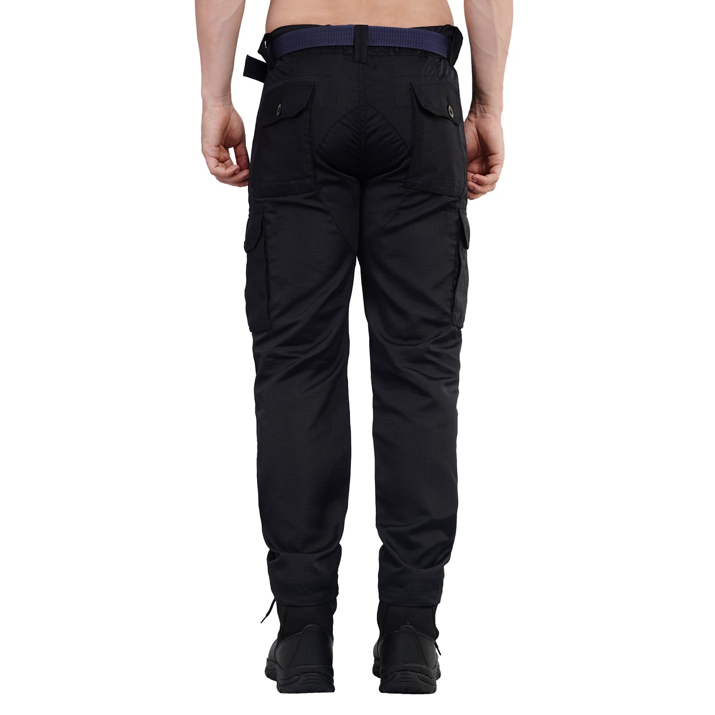 Camo Craze Tactical Cargo Pants - Black