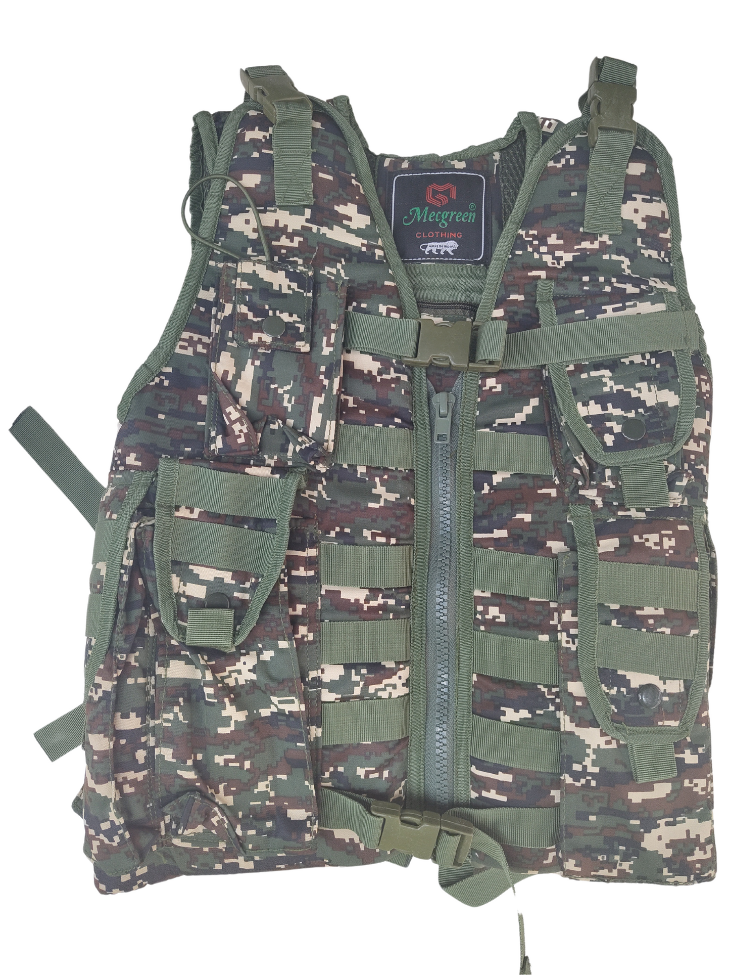 CRPF TACTICAL VEST POUCH WITH Bulletproof JACKET COVER