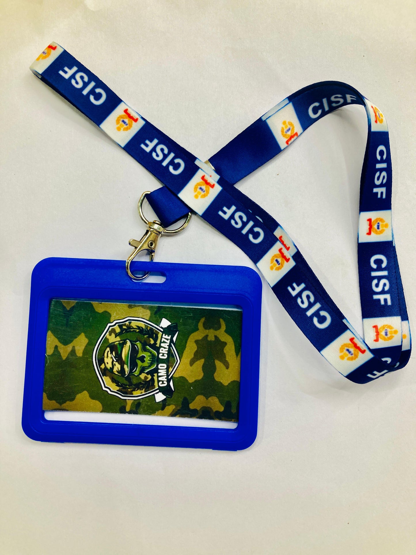 CISF ID Card Cover with Neckband