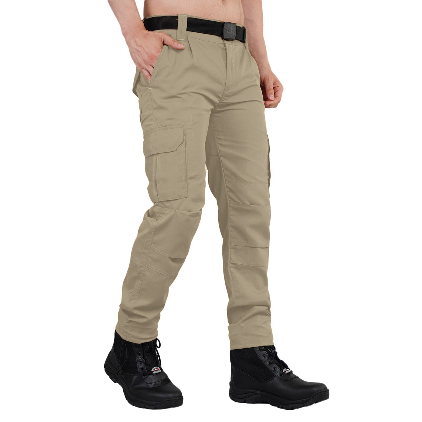 Camo Craze Tactical Cargo Pants - Khakhi Color