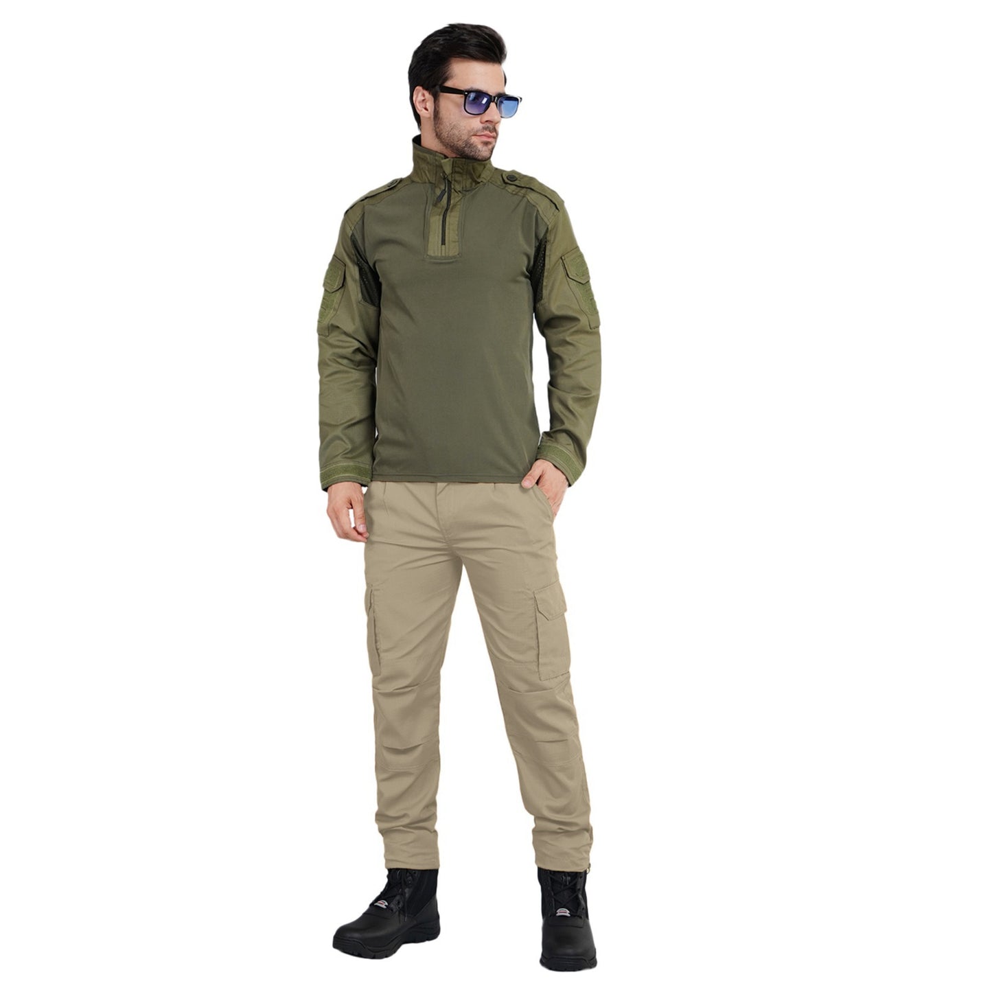 Camo Craze Tactical Cargo Pants - Khakhi Color