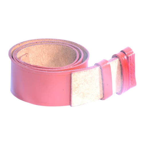 Police Brown Leather Belt